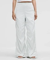 Ruched High-Rise Wide-Leg Pant | Women's Pants