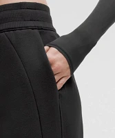 Scuba Mid-Rise Wide-Leg Pant *Short | Women's Sweatpants