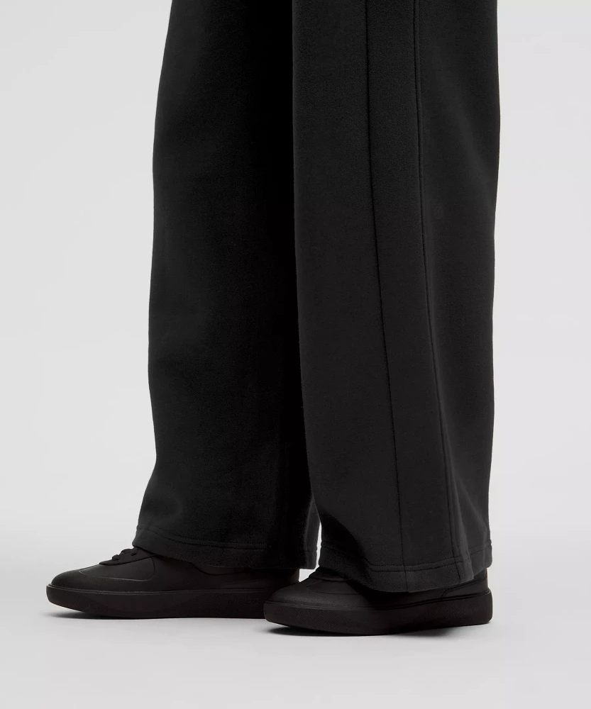 Scuba Mid-Rise Wide-Leg Pant *Short | Women's Sweatpants