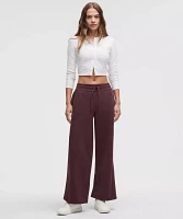 Scuba Mid-Rise Wide-Leg Pant *Short | Women's Sweatpants