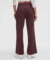 Scuba Mid-Rise Wide-Leg Pant *Short | Women's Sweatpants