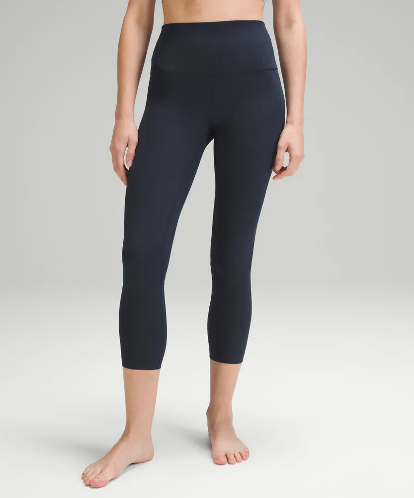 lululemon Align™ High-Rise Ribbed Crop 23" | Women's Leggings/Tights