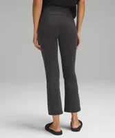 Ribbed Softstreme Zip-Leg High-Rise Cropped Pant 25" | Women's Capris