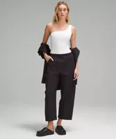 Lightweight Mid-Rise Barrel-Leg Cropped Pant | Women's Capris