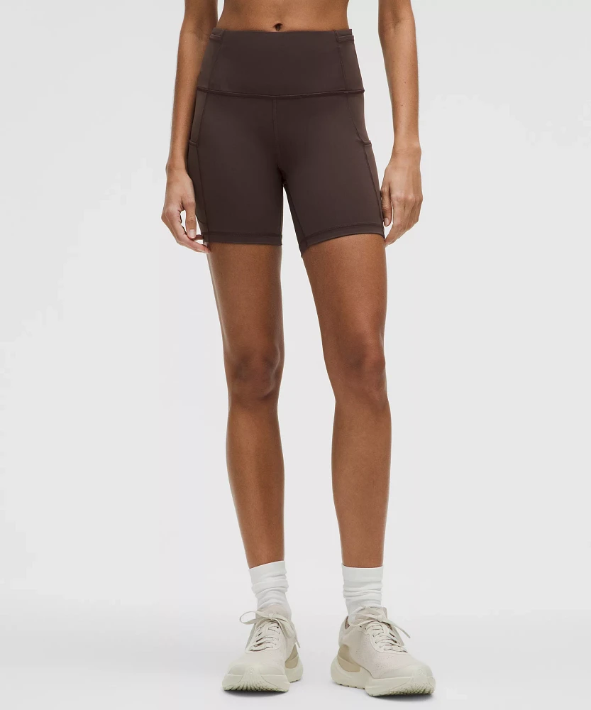Fast and Free High-Rise Short 6" *7 Pocket | Women's Shorts
