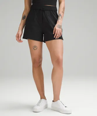 Cinchable Waist High-Rise Woven Short 3.5" | Women's Shorts