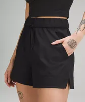 Cinchable Waist High-Rise Woven Short 3.5" | Women's Shorts