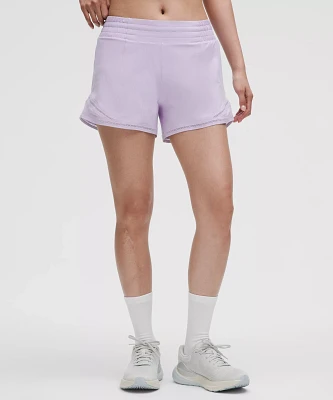 Hotty Hot High-Rise Lined Short 4" *Lace Trim | Women's Shorts