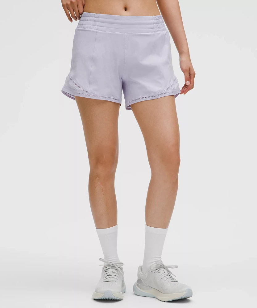 Hotty Hot High-Rise Lined Short 4" *Lace Trim | Women's Shorts