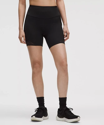 Fast and Free High-Rise Lace Trim Short 6" *5 Pocket | Women's Shorts