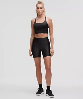 Satin Shine High-Rise Short 6" | Women's Shorts