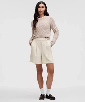 Daydrift Pleated High-Rise Short 7" | Women's Shorts