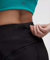 Speed Up High-Rise Mesh Vent Short 2.5" *Lace Trim | Women's Shorts