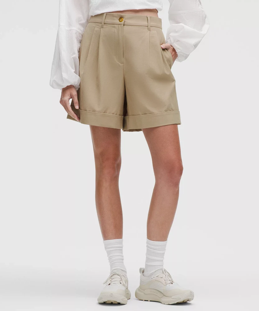 LuluLinen High-Rise Short 6" | Women's Shorts