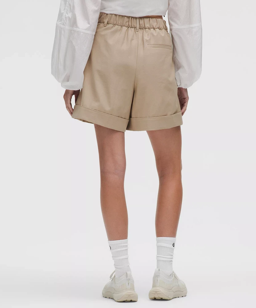 LuluLinen High-Rise Short 6" | Women's Shorts