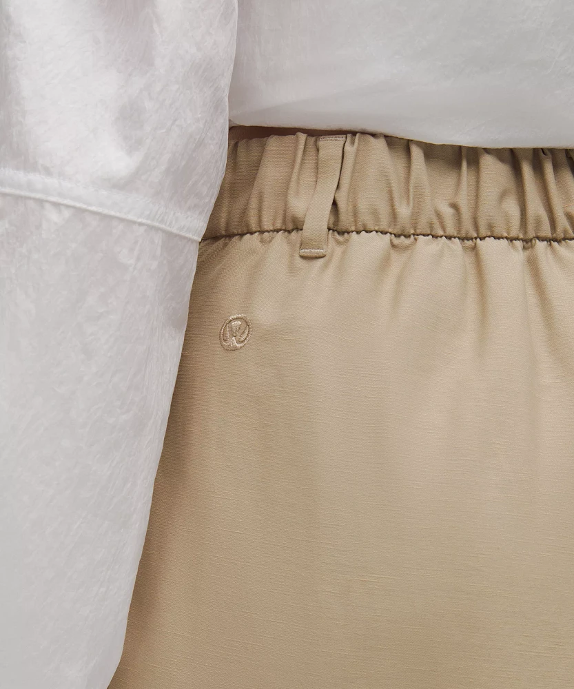 LuluLinen High-Rise Short 6" | Women's Shorts