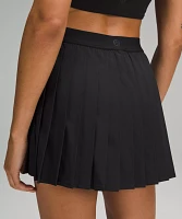 High-Rise Pleated Tennis Skirt | Women's Skirts