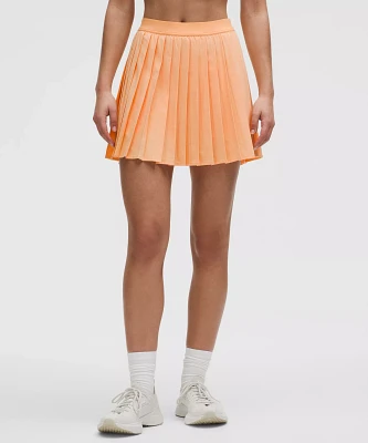 High-Rise Pleated Tennis Skirt *Long | Women's Skirts