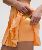 High-Rise Pleated Tennis Skirt *Long | Women's Skirts