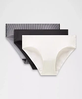 InvisiWear Mid-Rise Bikini Underwear *3 Pack | Women's