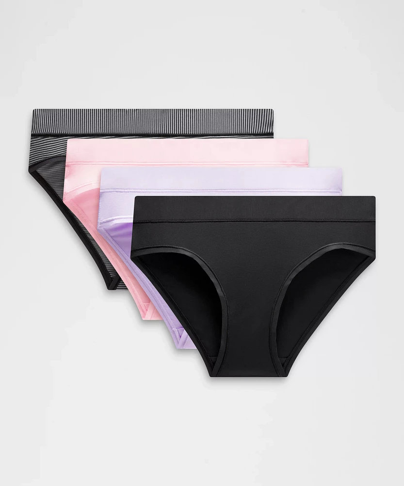 UnderEase Mid-Rise Bikini Underwear *5 Pack | Women's