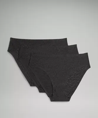 InvisiWear Mid-Rise Bikini Underwear Performance Lace *3 Pack | Women's