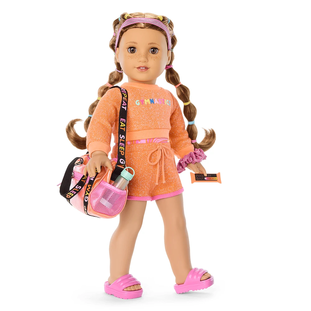 Lila's™ Gym Bag & Gear for 18-inch Dolls (Girl of the Year™ 2024)