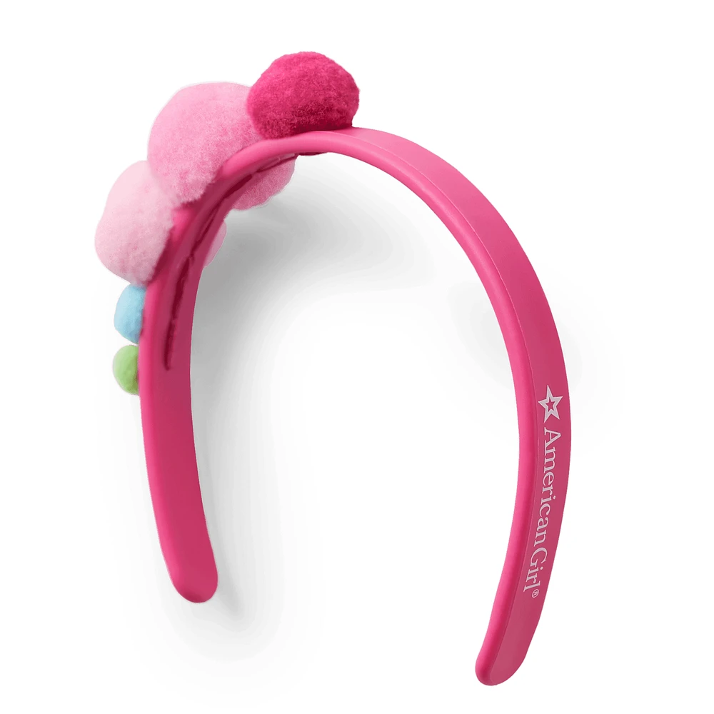 Plenty of Poms Headband for 18-inch Dolls
