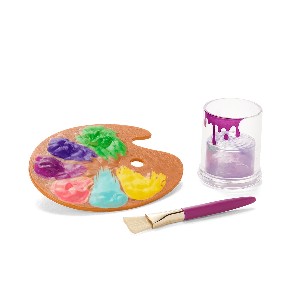 American Girl® Disney Princess Rapunzel Painting Accessories & Pascal for 18-inch Dolls