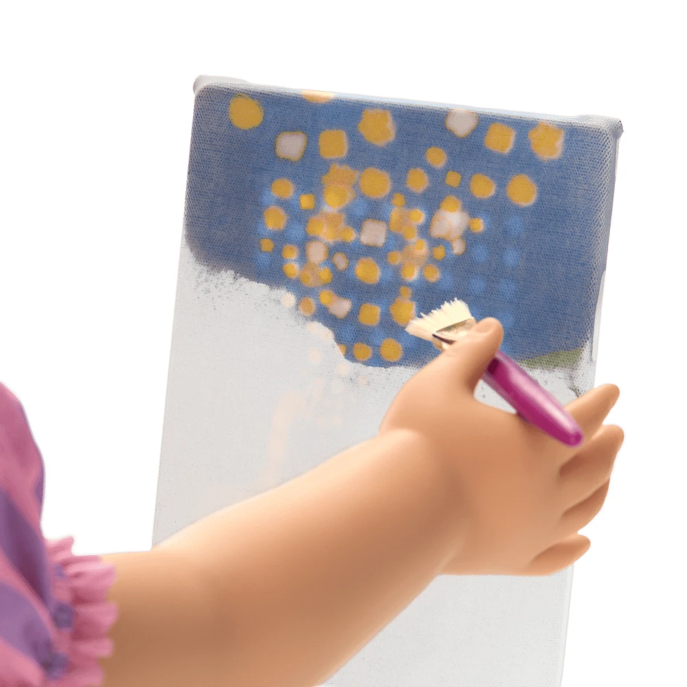 American Girl® Disney Princess Rapunzel Painting Accessories & Pascal for 18-inch Dolls