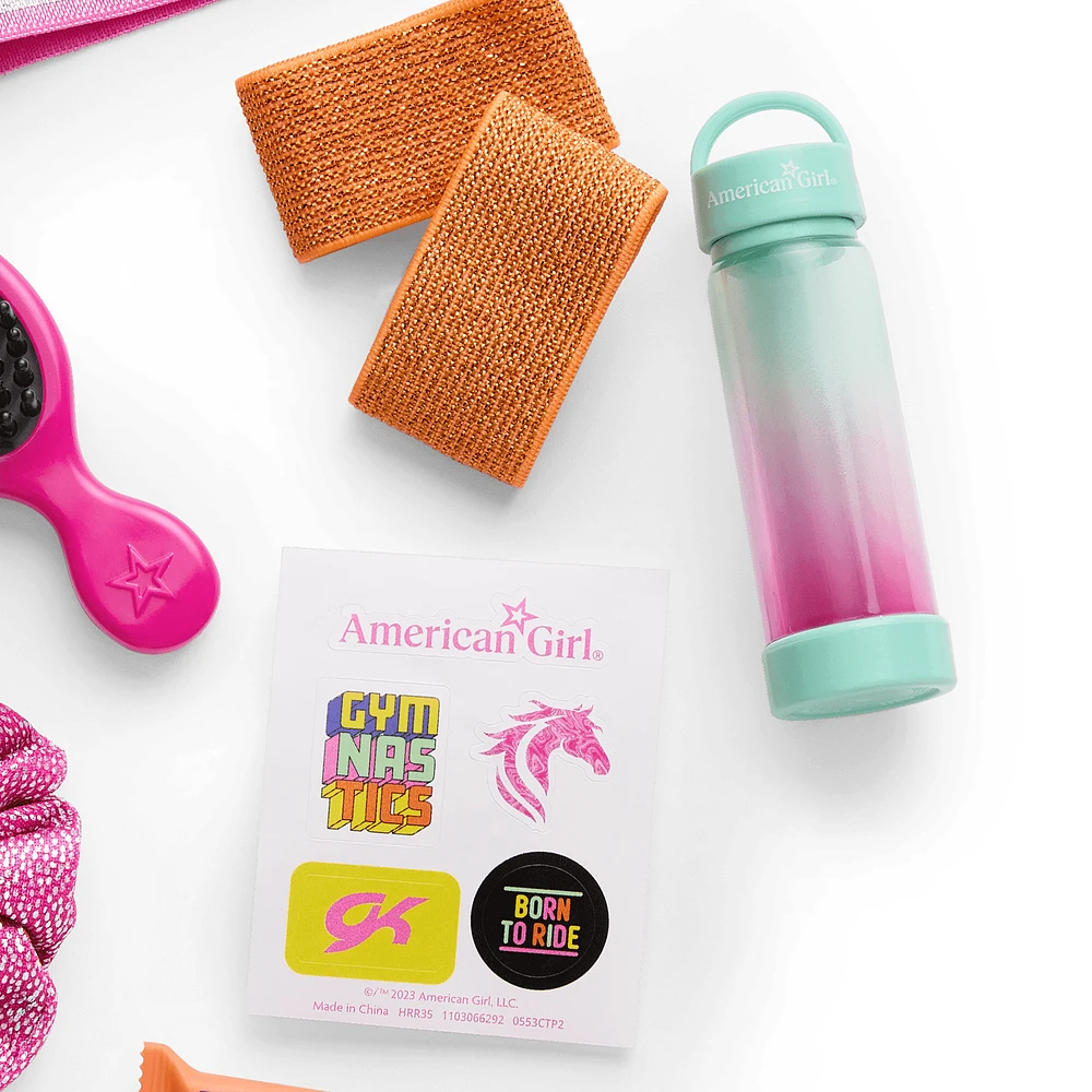 Lila's™ Gym Bag & Gear for 18-inch Dolls (Girl of the Year™ 2024)