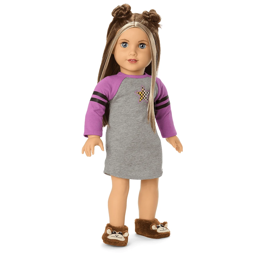 Nicki’s™ Skater Dreams Sleep Shirt for 18-inch Dolls (Historical Characters)