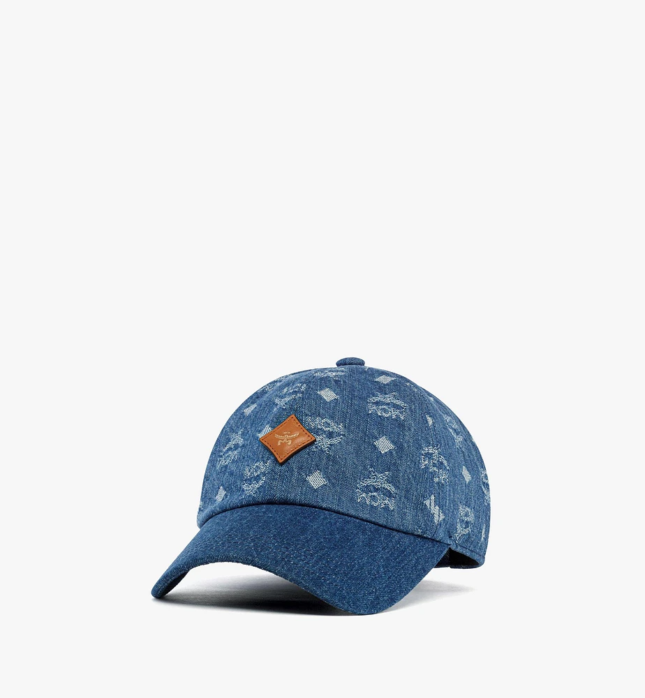 Classic Cap in Monogram Denim Jacquard