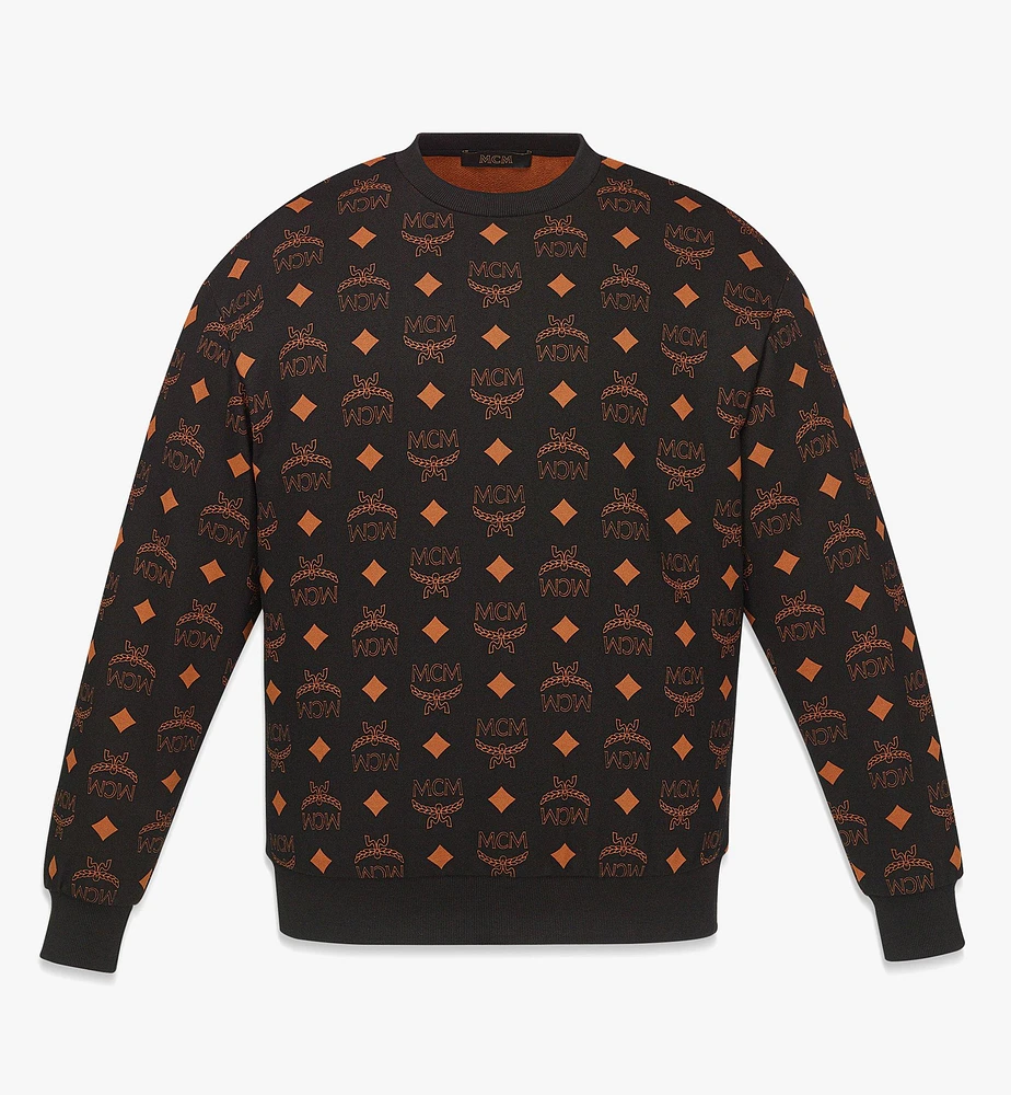 Maxi Monogram Print Sweatshirt Organic Cotton