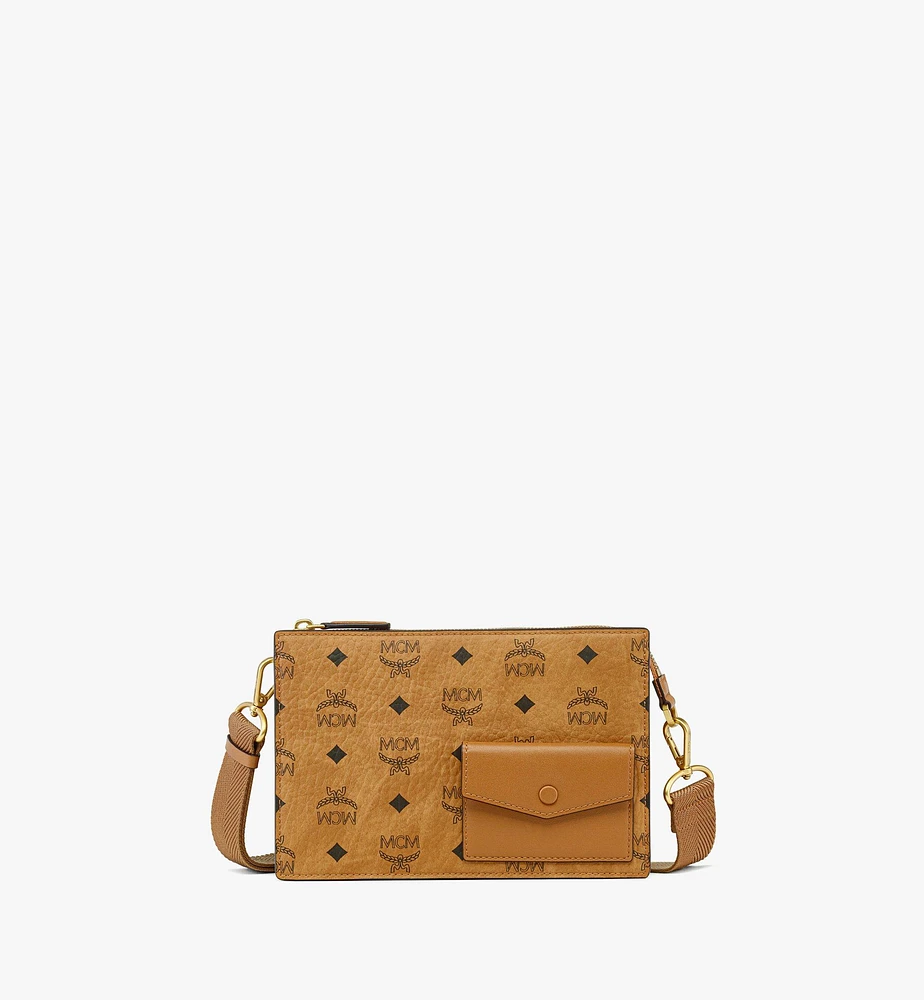 Aren Standing Crossbody Pouch in Visetos