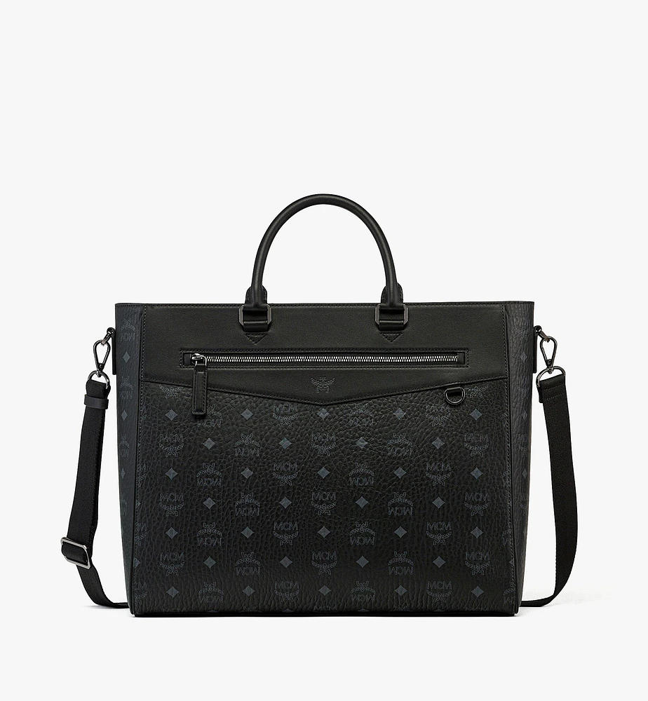 Diamond E/W Tote in Visetos