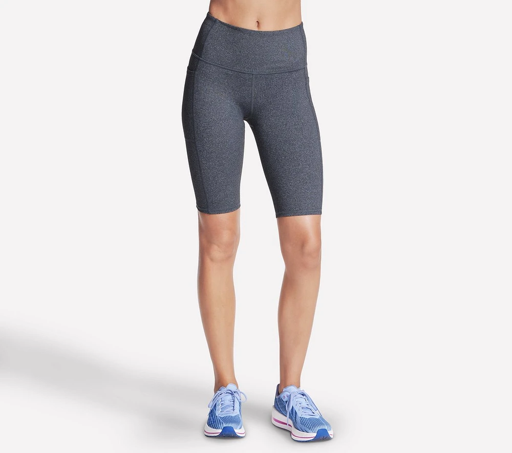 GO WALK High Waisted 10 Inch Bike Short