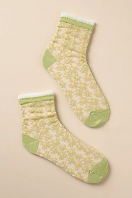 Casa Clara Azalea Sheer Socks
