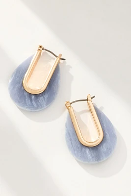 Half & Oval Huggie Hoop Earrings