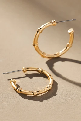 Nautical Knot Hoop Earrings