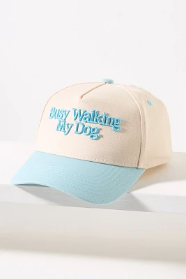 Kenz Kustomz Busy Walking My Dog Trucker Hat