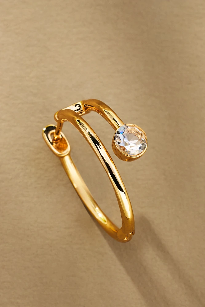 Crystal Multi-Loop Hoop Earrings