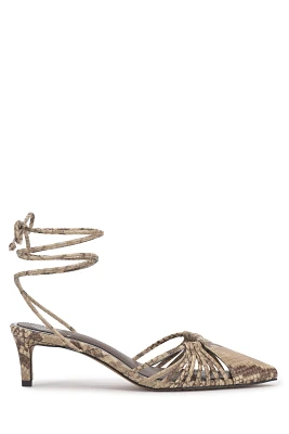 Vince Camuto Kota Ankle-Wrap Kitten Heels