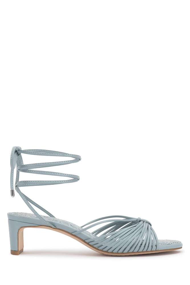 Vince Camuto Lory Ankle-Wrap Kitten Heels