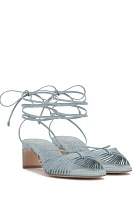 Vince Camuto Lory Ankle-Wrap Kitten Heels
