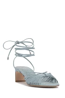 Vince Camuto Lory Ankle-Wrap Kitten Heels