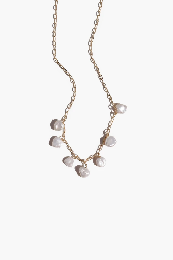 MUNS Playa Pearl Charm Necklace