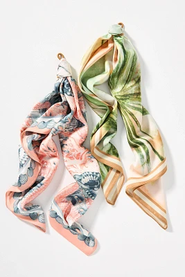 Palm Printed Hair Scarves