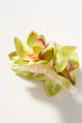 Hawaiian Flower Hair Claw Clip