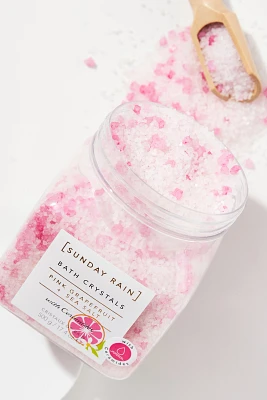 Sunday Rain Pink Grapefruit & Sea Salt Bath Crystals